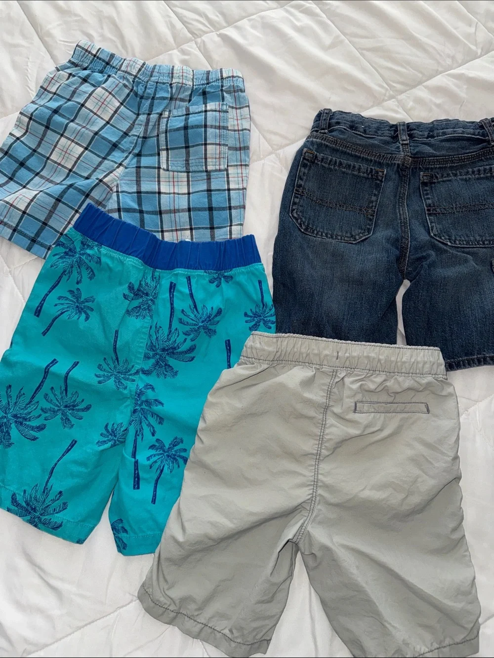 5T boys Blue Denim & Kids Shorts Set bundle